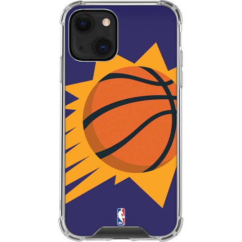 NBA Phoenix Suns Large Logo iPhone 13 Mini Clear Case