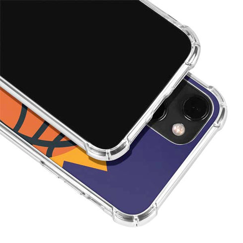 NBA Phoenix Suns Large Logo iPhone 13 Mini Clear Case