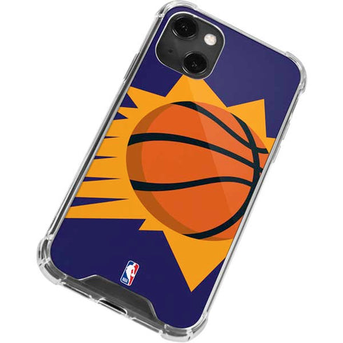 NBA Phoenix Suns Large Logo iPhone 15 Plus Clear Case