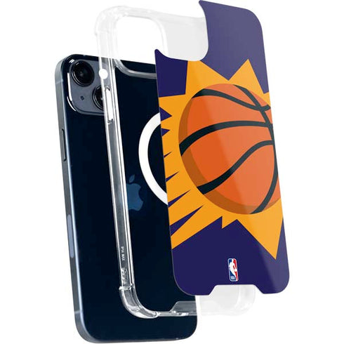 NBA Phoenix Suns Large Logo iPhone 15 Plus MagSafe Case