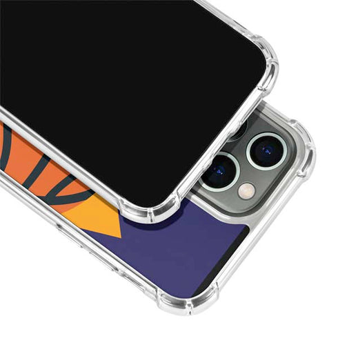 NBA Phoenix Suns Large Logo iPhone 15 Pro Clear Case