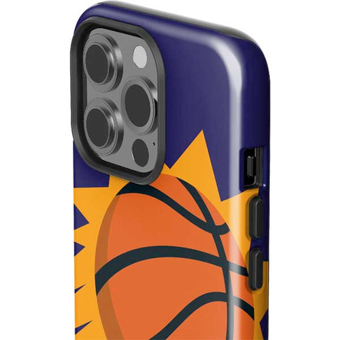NBA Phoenix Suns Large Logo iPhone 15 Pro Impact Case