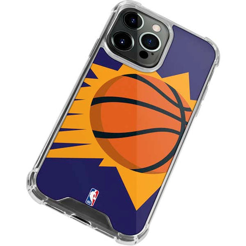NBA Phoenix Suns Large Logo iPhone 15 Pro Max Clear Case
