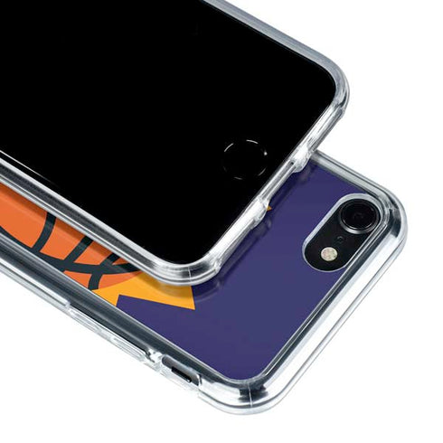 NBA Phoenix Suns Large Logo iPhone SE (2nd & 3rd Gen) Clear Case