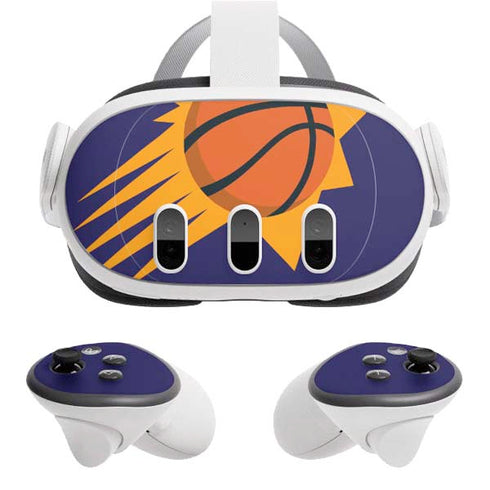 NBA Phoenix Suns Large Logo Meta Quest 3 Skin