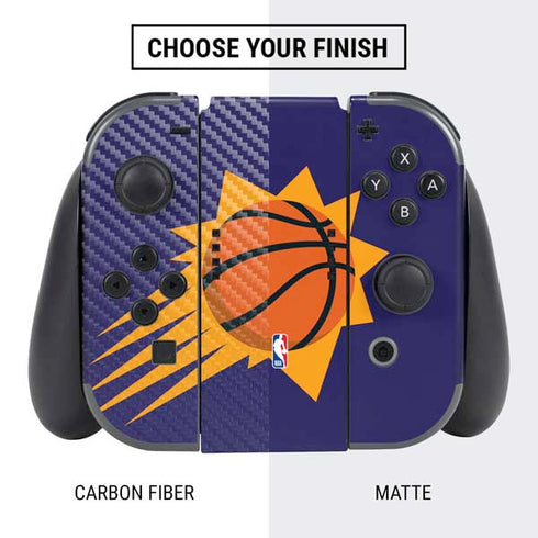 NBA Phoenix Suns Large Logo Nintendo Switch Bundle Skin