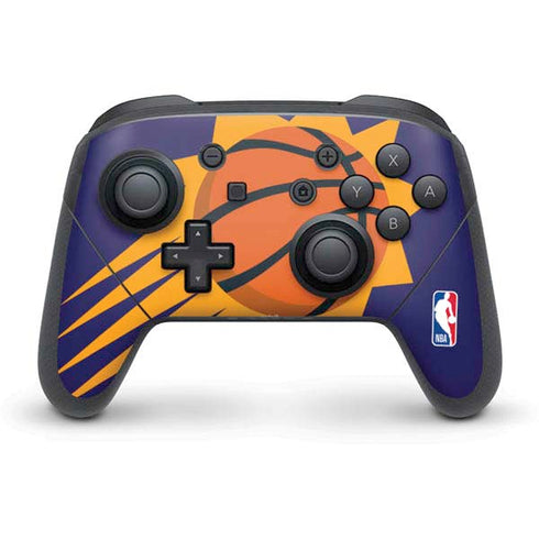 NBA Phoenix Suns Large Logo Nintendo Switch Pro Controller Skin