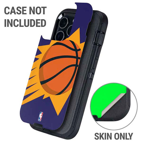 NBA Phoenix Suns Large Logo Otterbox Defender iPhone Skin