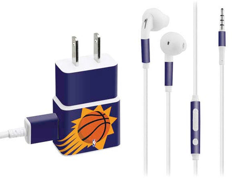 NBA Phoenix Suns Large Logo Phone Charger Skin