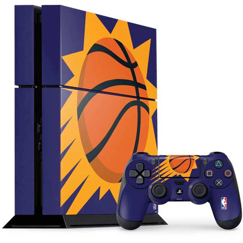 NBA Phoenix Suns Large Logo PS4 Console and Controller Bundle Skin