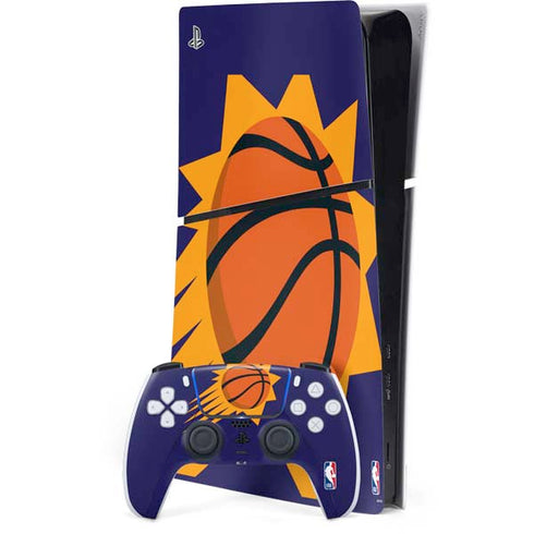 NBA Phoenix Suns Large Logo PS5 Slim Digital Edition Bundle Skin