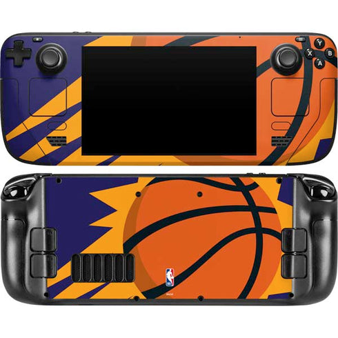 NBA Phoenix Suns Large Logo Steam Deck Handheld Gaming Computer Skin