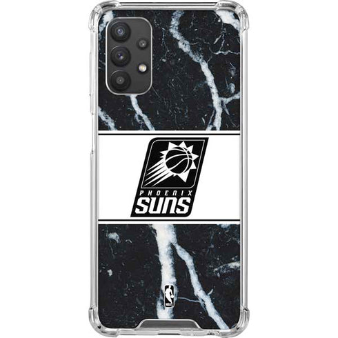 NBA Phoenix Suns Marble Galaxy A32 5G Clear Case