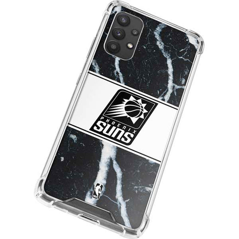 NBA Phoenix Suns Marble Galaxy A32 5G Clear Case