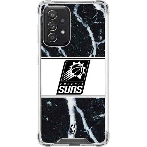NBA Phoenix Suns Marble Galaxy A52 5G Clear Case