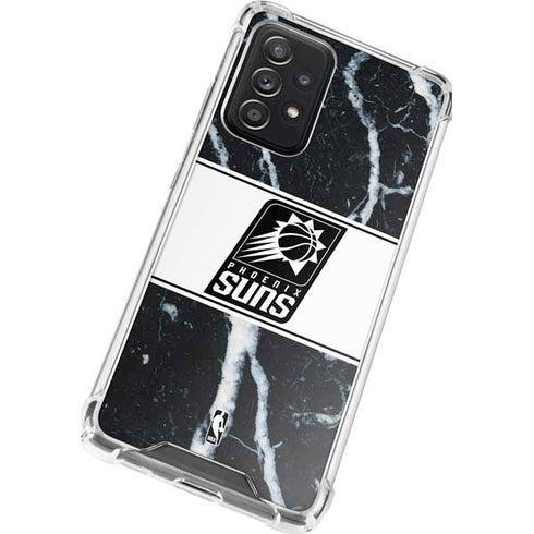 NBA Phoenix Suns Marble Galaxy A52 5G Clear Case