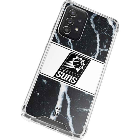 NBA Phoenix Suns Marble Galaxy A72 5G Clear Case