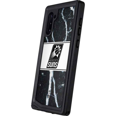 NBA Phoenix Suns Marble Galaxy Note 10 Waterproof Case