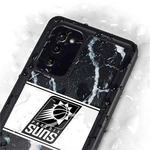 NBA Phoenix Suns Marble Galaxy Note20 5G Waterproof Case
