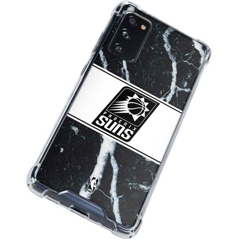 NBA Phoenix Suns Marble Galaxy S20 FE Clear Case