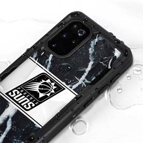 NBA Phoenix Suns Marble Galaxy S20 Plus Waterproof Case