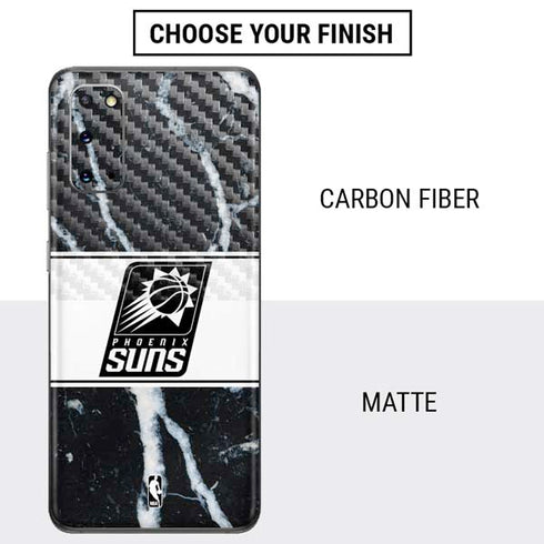 NBA Phoenix Suns Marble Galaxy S20 Skin