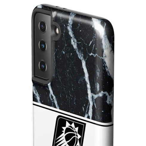 NBA Phoenix Suns Marble Galaxy S21 FE Pro Case