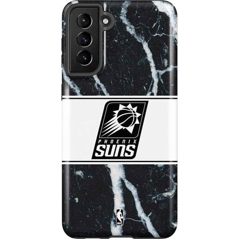NBA Phoenix Suns Marble Galaxy S21 Plus 5G Pro Case