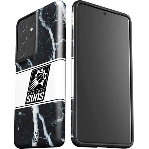 NBA Phoenix Suns Marble Galaxy S21 Ultra 5G Pro Case