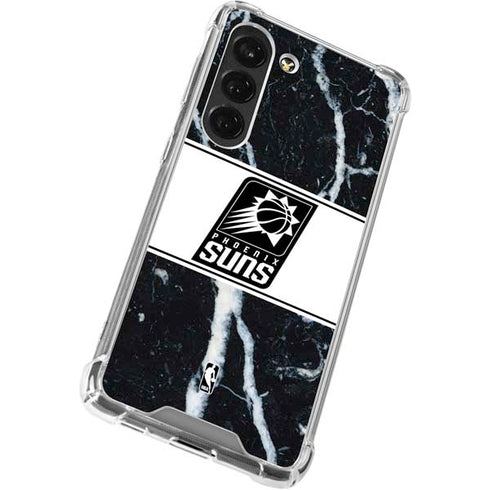 NBA Phoenix Suns Marble Galaxy S23 Clear Case