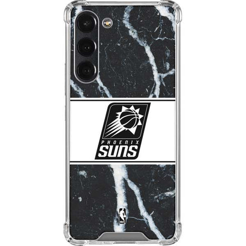 NBA Phoenix Suns Marble Galaxy S23 Plus Clear Case