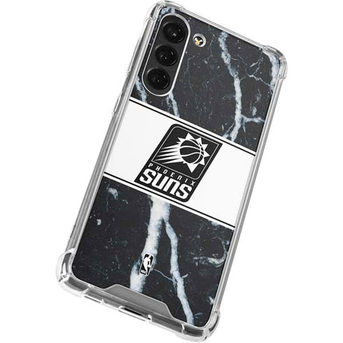 NBA Phoenix Suns Marble Galaxy S23 Plus Clear Case
