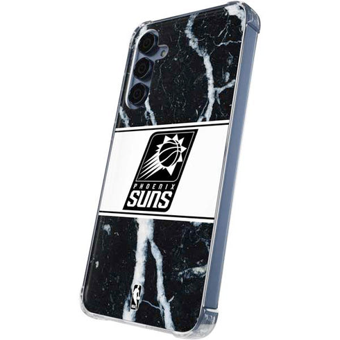 NBA Phoenix Suns Marble Galaxy S24 Clear Case