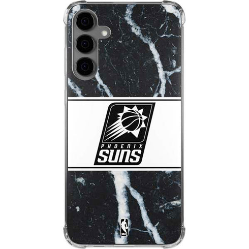 NBA Phoenix Suns Marble Galaxy S24 Plus Clear Case