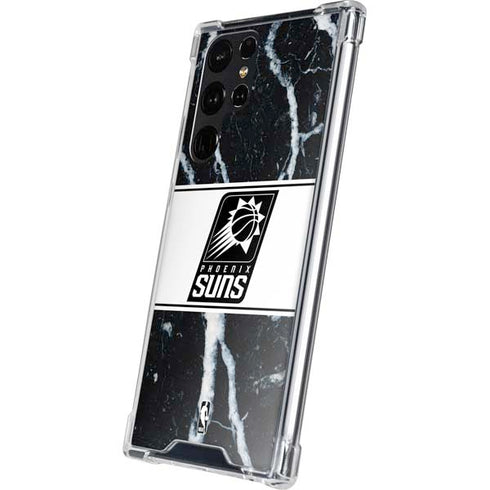 NBA Phoenix Suns Marble Galaxy S24 Ultra Clear Case