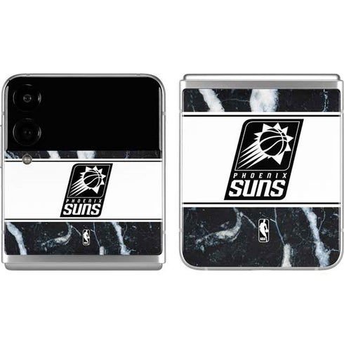 NBA Phoenix Suns Marble Galaxy Z Flip4 5G Skin