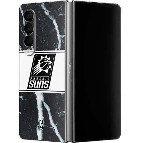 NBA Phoenix Suns Marble Galaxy Z Fold4 5G Skin