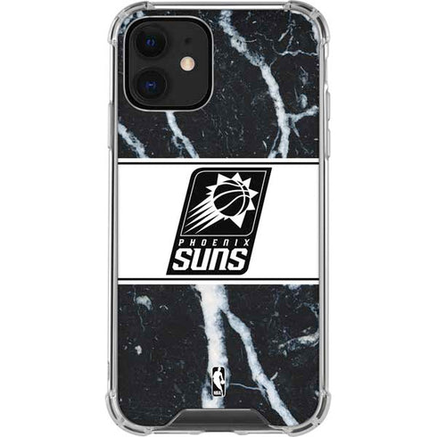 NBA Phoenix Suns Marble iPhone 12 Clear Case