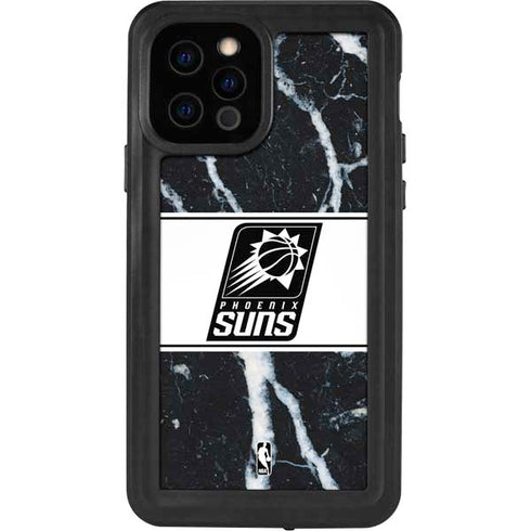 NBA Phoenix Suns Marble iPhone 12 Pro Waterproof Case