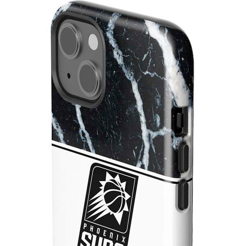 NBA Phoenix Suns Marble iPhone 14 Plus Impact Case