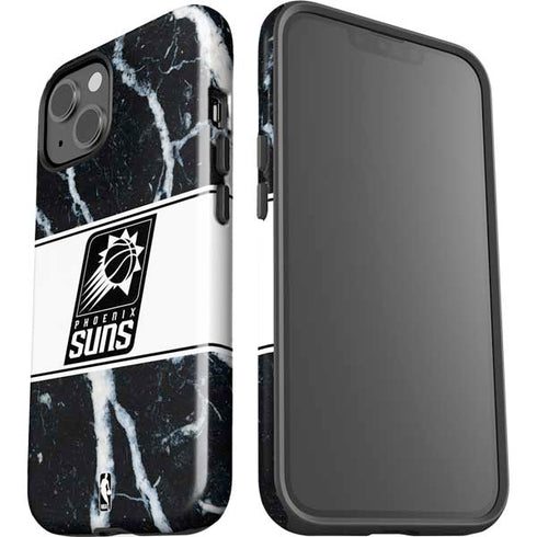 NBA Phoenix Suns Marble iPhone 15 Plus Impact Case