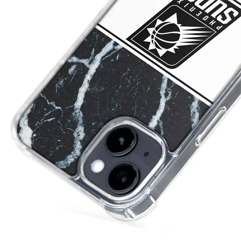 NBA Phoenix Suns Marble iPhone 15 Plus MagSafe Case