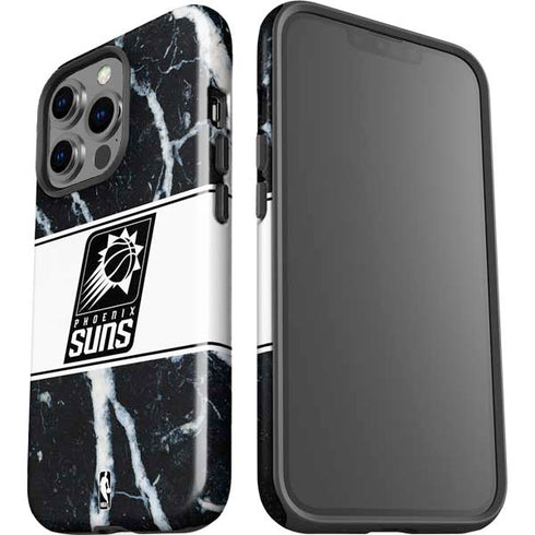 NBA Phoenix Suns Marble iPhone 15 Pro Impact Case
