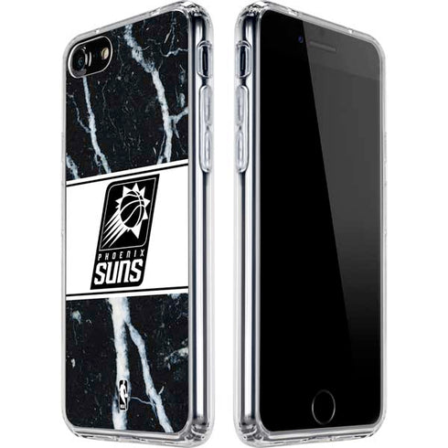 NBA Phoenix Suns Marble iPhone SE (2nd & 3rd Gen) Clear Case