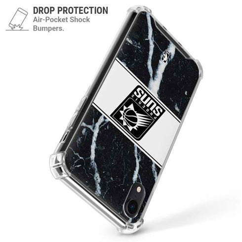 NBA Phoenix Suns Marble iPhone XR Clear Case