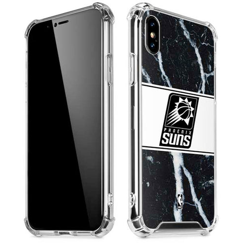 NBA Phoenix Suns Marble iPhone XS Max Clear Case