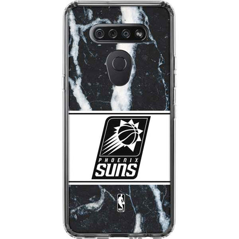 NBA Phoenix Suns Marble LG K51/Q51 Clear Case