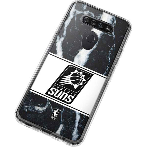 NBA Phoenix Suns Marble LG K51/Q51 Clear Case