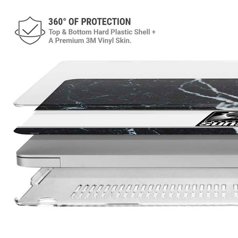 NBA Phoenix Suns Marble MacBook Air 15in (2023-2025) Case plus Skin