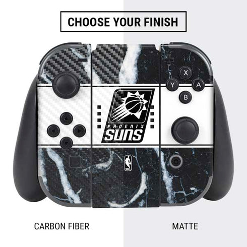 NBA Phoenix Suns Marble Nintendo Switch Bundle Skin